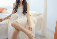 丝慕写真 SM235 佳佳 - 明月吻白纱 [69P]-美图岛