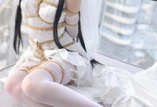 Cos小姐姐雪琪- 爱宕高跟美腿与婚纱[38P/34M]-美图岛
