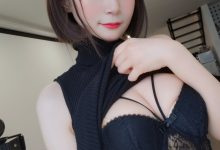 Coser小姐姐白银 – 黑色包臀裙[35P40.5M]-美图岛