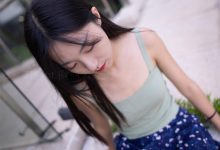 山茶摄影 – 高挑又漂亮的气质学妹-美图岛