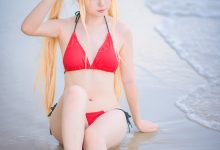 白金Saki写真 – 水着 [27P]-美图岛