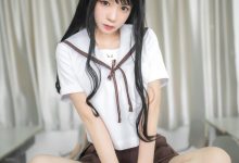 [Cosplay]疯猫ss -棕裙 [22P]-美图岛