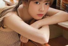 双马尾美女清新文艺写真图片-美图岛