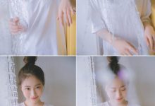 丸子头美女娇俏可爱居家写真图片-美图岛