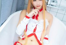 cos美女刀剑神域亚丝娜cosplay性感图片-美图岛