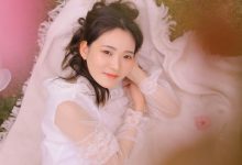 白皙养眼美女蕾丝裙气质写真图片-美图岛