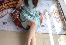 丝慕写真 特写集 TX024 熙熙《阳台玩丝的熙熙》-美图岛