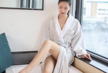 丝慕写真 SM410 茗茗《法兰绒浴袍》-美图岛
