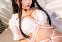 蠢沫沫 NO.019 - 胶衣护士 白[40P／444MB]-美图岛