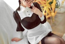 周叽是可爱兔兔 - 眼镜女仆 [36P3V-525MB]-美图岛