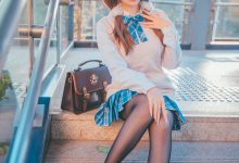 雪晴Astra (雪晴嘟嘟) Vol.036 JK夕阳 [25P-356MB]-美图岛