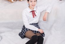[SSA丝社]超清写真 NO.073 萱萱 JK制服黑丝写真集[122P-1.41GB]-美图岛