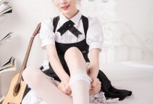 [SSA丝社]超清写真 NO.025 琪琪 甜美风女仆白色长筒丝袜[99P-0.99GB]-美图岛
