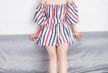 [SSA丝社]超清写真 NO.048 兰兰 沙发上的条纹裙[122P-1.75GB]-美图岛