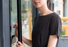 SIW斯文传媒 048 中式条纹小清新短袖连衣裙 - 丽莉 [64P-187M]-美图岛
