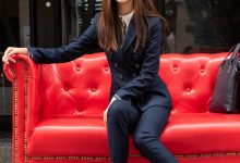 SIW斯文传媒 055 时尚气质OL职业双排扣西装制服 - 甄珍 [65P-186M]-美图岛