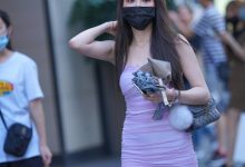 都市丽人紫色吊带包臀裙美女 [138P+2V-1.64G]-美图岛
