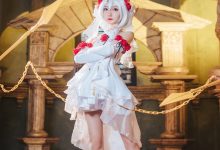 南桃Momoko NO.7 德丽莎花裳月纱 [16P-31MB]-美图岛