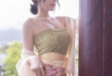 鱼子酱紫色吊带长裙原版写真 [118P-1.43G]-美图岛