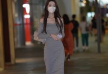 都市丽人漂亮的一字长裙小姐姐【36P+1V-594MB】-美图岛