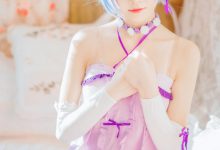 [YITUYU艺图语]2022.05.10 蕾姆睡裙COS 桜桃喵[24+1P／405MB]-美图岛