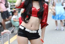 精选街拍作品 NO.0006 超短黑色皮裤少女原图[200P／225MB]-美图岛