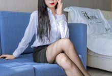 [BoBoSocks袜啵啵]NO.185 周周-ol制服、高跟鞋、黑丝[140P+1V／5.68GB]-美图岛