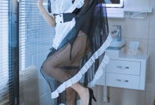 羽天shine -  黑色女仆 [36P-132MB]-美图岛