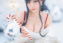 雨波_HaneAme - Original 2023 White Christmas Moose Onesan(麋鹿姐姐)[38P-205M]-美图岛