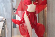 清妙《红色舞裙》原版写真 [93P-488MB]-美图岛