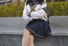 初夏女神 NO.111 双双 海军服JK[140P+1V／4.02GB]-美图岛