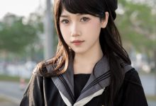 不呆猫-放课后野外JK[101P-1.75MB]-美图岛