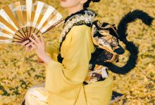 ElyEE子 –  2024年11月订阅 Ginkgo Black Cat銀杏黑貓 [24P+1V-108MB]-美图岛