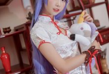 面饼仙儿 -  独角兽旗袍 [20P-230MB]-美图岛