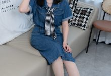 甜予摄影 NO.151 小葵-板鞋、白棉袜、薄肉丝[130P+2V／9.77GB]-美图岛