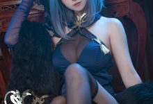 Seya-狮砸 –  碧蓝航线 柴郡 旗袍 [12P-140MB]-美图岛