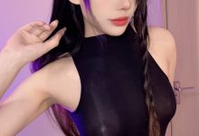 九言 – 黑丝紧身衣[22P+6V-201.1M]-美图岛