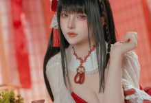 屿鱼 –  碧蓝航线 大山·祈愿的巫女兔[58P-340.2M]-美图岛