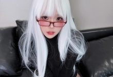 麻薯好吃 No.014 - 暗夜纯白 [55P-91MB]-美图岛