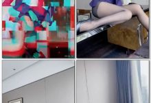 王馨瑶紫色西服套装拍摄花絮 [1V-175M]-美图岛
