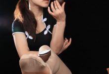 [王朝贵足]0026 室内套图 宣萱黑色绣花旗袍肉色丝袜精致茶道系列A-美图岛
